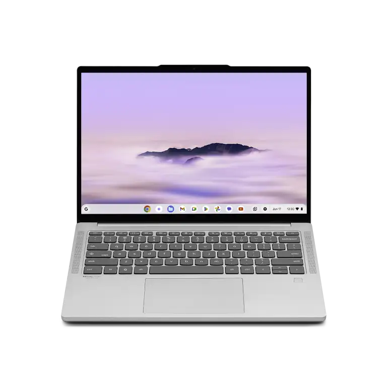 lenovo chromebook plus 14 10 device open laptop